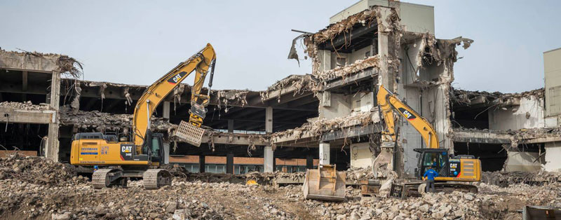 Abbruch Baustelle